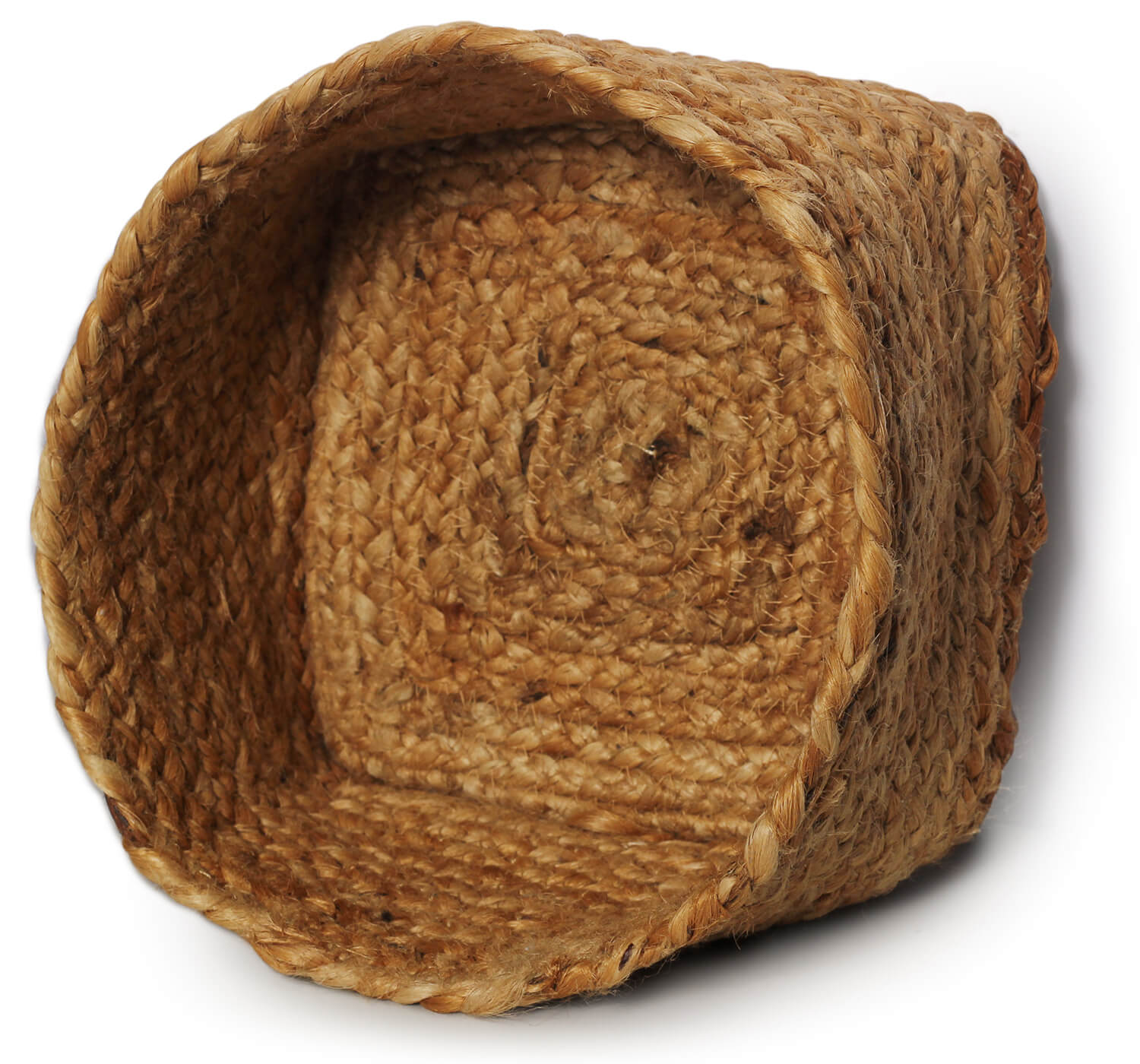 ArtistryBazaar Jute Storage Basket,  Basket Living Room, Soft Cotton Rope Basket ,Stuffed Animal Toy Basket Organizer Bins, Woven Basket.